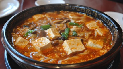 Spicy Tofu Noodle Soup: A Delicious Bowl of Asian Cuisine