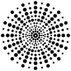 halftone dots background