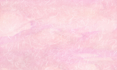 彩りが柔らかに滲む春の色、桜色グラデーションの雲龍和紙