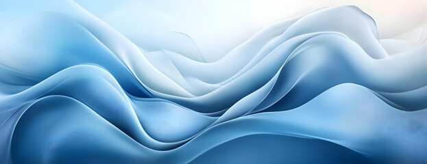Obraz premium Blue wave abstract background (3)