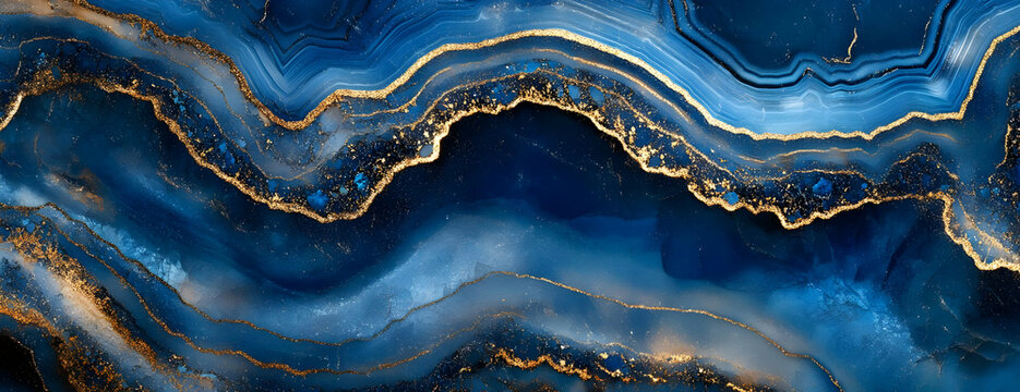 Blue agate stone texture background