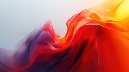 Obraz premium Colorful Silk Abstract Background with Flowing Textures and Curves