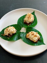 Canapé or appetizer 