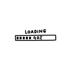 doodle loading bar