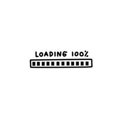 doodle loading bar