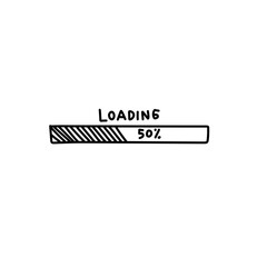 doodle loading bar