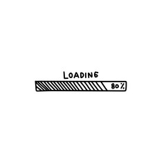 doodle loading bar