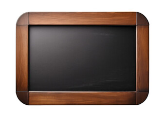 blank blackboard isolated on transparent background