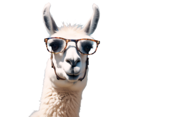 fun goggles place banner illustration animal head art blue graphic text sunglasses fur space wool happy wearing copy character background design llama funny cartoon lama greeting alpaca card cute