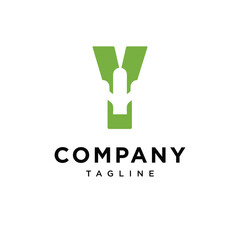Letter Y cactus Logo Icon Vector