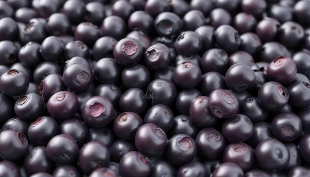 Dark purple bilberry isolated on a white background, blue berries, berries in isolation, fruit