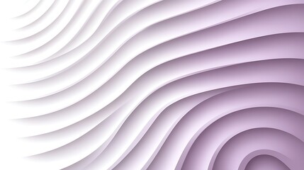Obraz premium Abstract Lavender White Curving Wave Pattern Design
