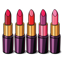 Obraz premium lipstick isolated on white background