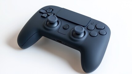 Modern gamepad, gaming, white background, leisure