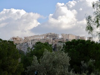 Obraz premium View of the Acropolis of Athens, Greece
