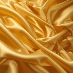 Fototapeta premium Luxurious Gold Satin Fabric Drape