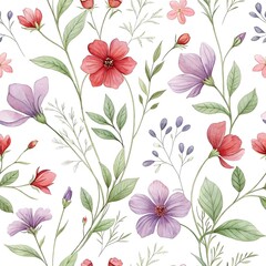 A wedding invitation with a luxury watercolor texture in pink flowers, gold sparkles, and a gold border. An illustration of spring florals for banners, covers, and invitation
