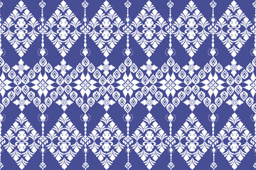 Ikat fabric pattern, fabric pattern, Ikat style, purple, illustration, vector