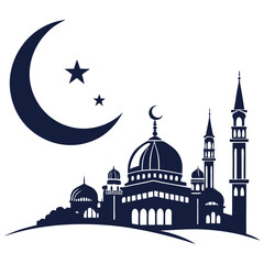 silhouette Ramadan image