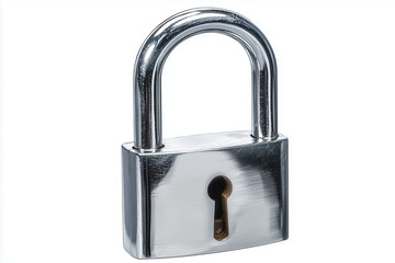 Fototapeta premium Isolated padlock symbolizing unlocking your mind for success