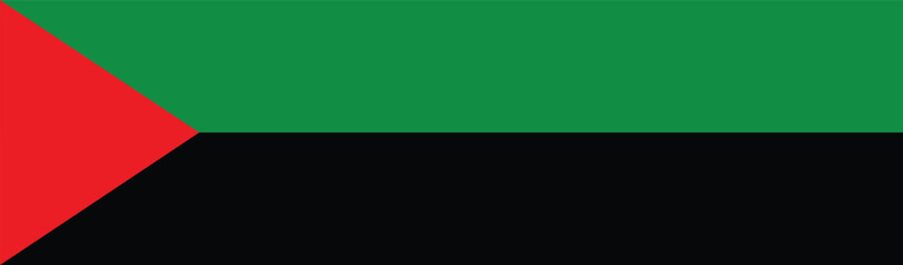 Obraz premium Flag of Martinique. Martinique flag long banner digital vector illustration