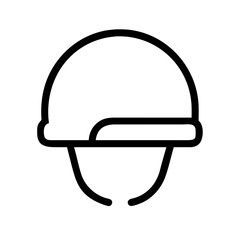 Hard hat icon, safety, construction, helmet, work, protection, industry, engineering, head, gear.