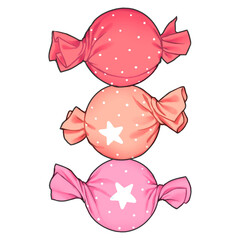 Set of candy 