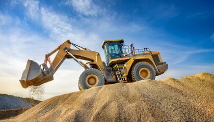 Obraz premium Robust design ensures longevity in gravel operations. 