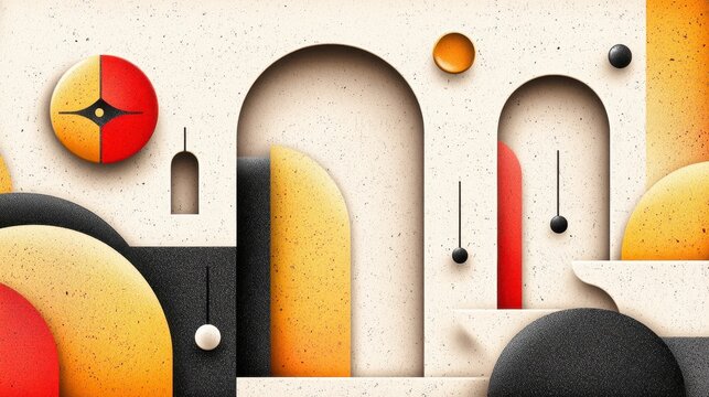 Modern Abstract Geometric Art
