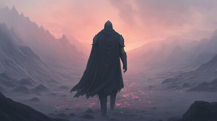 Solitude in a Majestic Landscape