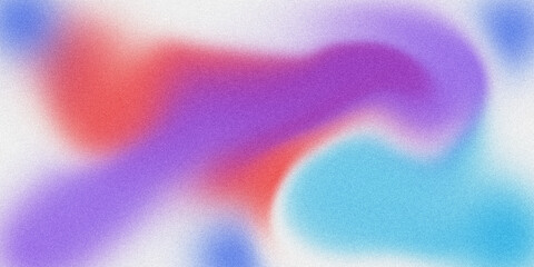Abstract grainy blurred background in vibrant pastel colors. Color gradient grainy background.