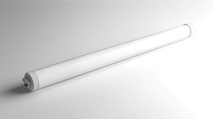 LED tube light, studio shot, white background, energy efficient lighting