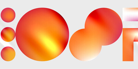 Circles and triangles modern art. Vector Illustration For Wallpaper, Banner, Background, Card, Book Illustration, landing page