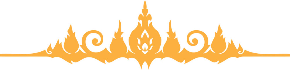 Thai ornament text divider