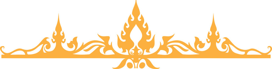 Thai ornament text divider