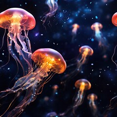 Obraz premium jellyfish in the water