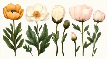 Botanical Floral Illustration