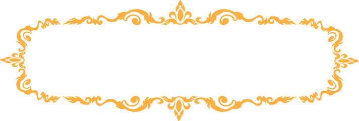 Thai art horizontal frame