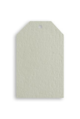 blank price tag mockup isolated