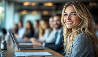 Concept of confidence and positivity, as the woman is enjoying herself