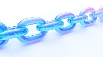 Fototapeta premium Abstract blue chain background