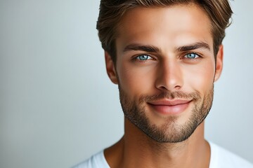 Fototapeta premium Portrait of a handsome young man