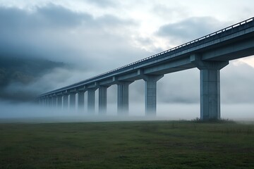 Fototapeta premium Railway bridge over the river