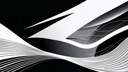 A minimalist black and white background with a prominent white arrow pointing towards the right, conveying a sense of direction and movement.