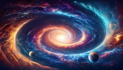 Time slips through fingers in a cosmic whirl.  