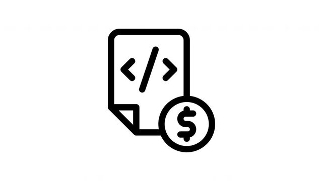 coding animated icon