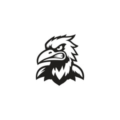 Crow vector for mascot template