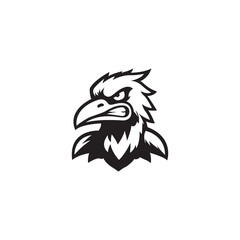 Crow vector for mascot template