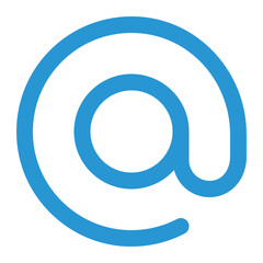 arroba icon for illustration