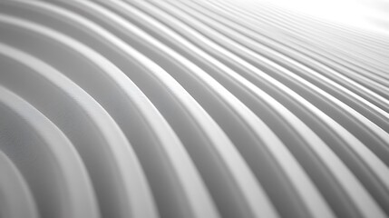 Abstract White Curving Lines Pattern Background